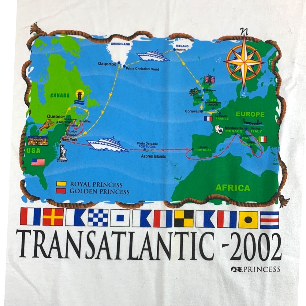 Princess Cruise Vintage T-Shirt - Men's XXL